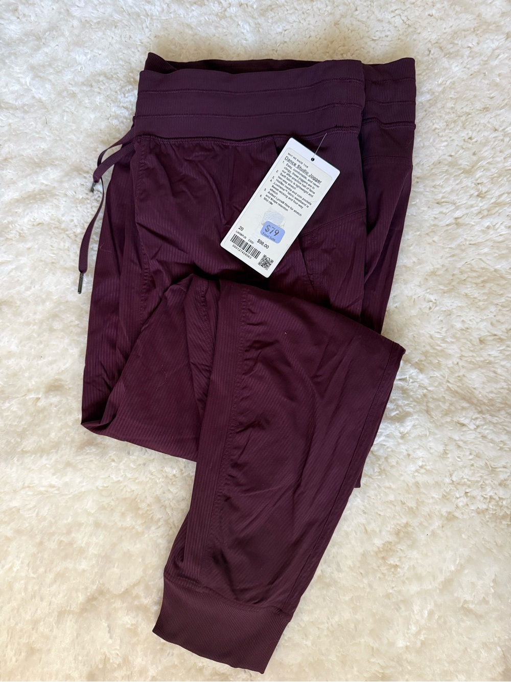 lululemon Dance Studio Joggers size 20